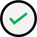 Green tick icon to represent positive news about the CAG support